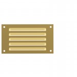 AIR VENTILATION GRILLE COVER  5x8.5cm / GOLD